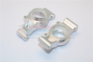 GPM TXM022N ALUMINUM REAR KNUCKLE ARMS WITH COLLARS FOR 6S TRAXXAS XMAXX 6S - Silver - TXM022N-S