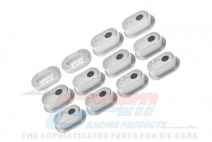 GPM MX010 ALUMINUM 7075-T6 CHAIN TENSION ADJUSTER SET  LOSI 1/4 PROMOTO-MX MOTORCYCLE - SILVER - MX010-S