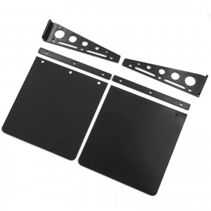 Decoration Mud Flaps Fender For TAMIYA 1/14 RC TRACTOR TRUCK SCANIA MAN ACTROS - TRA-017/BK