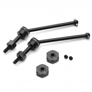 Steel Front Drive Shaft CVD W/ 12mm 17mm Hex LOS242048 For Losi LMT 4WD Solid Axle Monster - RS-LOS242048