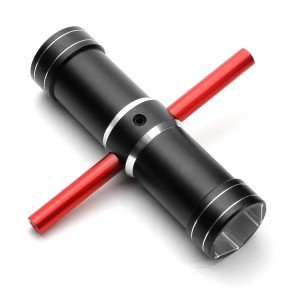 Aluminum 7075 Wheel Hex Wrench For 24mm / 25mm Nuts TRAXXAS 1/5 X-maxx ARRMA Kraton Outcast 8S BLX - RED - ST-WR25/RE