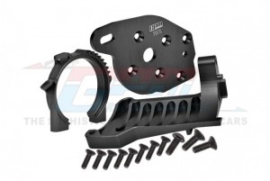 GPM TXMS018N ALUMINUM MOTOR MOUNTS 8960 TRAXXAS 1/10 4WD MAXX / WIDEMAXX MONSTER - BLACK - TXMS018N-BK