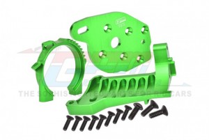 GPM TXMS018N ALUMINUM MOTOR MOUNTS 8960 TRAXXAS 1/10 4WD MAXX / WIDEMAXX MONSTER - GREEN - TXMS018N-G