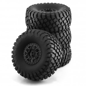 Offroad Rubber Type and Rim Set 138 x 55mm 17mm Hex For 1/7 TRAXXAS UDR ARRMA MOJAVE OFFROAD Truck - TY13855/BK