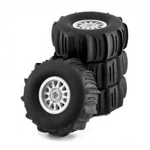 Offroad Sand Rubber Type and Rim Set 138 x 55mm 17mm Hex For 1/7 TRAXXAS UDR ARRMA MOJAVE OFFROAD Truck - TY13855B/WI