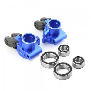 Aluminum Rear Hub Carrier AR330404 For ARRMA 1/7 FIRETEAM 1/8 KRATON NOTORIOUS OUTCAST 6S BLX - BLUE - RS-AR330404/BU