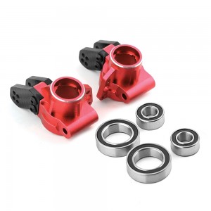 Aluminum Rear Hub Carrier AR330404 For ARRMA 1/7 FIRETEAM 1/8 KRATON NOTORIOUS OUTCAST 6S BLX - RED - RS-AR330404/RE