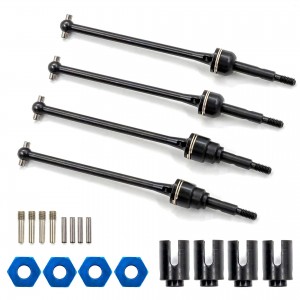 Steel Front And Rear Drive Shaft CVD W/ Drive Cup For 1/10 RC Traxxas SLASH RUSTLER HOSS STAMPEDE VXL 4X4 - RS-CVD