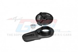 GPM MX025TSH ALUMINUM 7075 SERVO SAVER ASSEMBLY 25T LOS261011 LOSI RC 1/4 PROMOTO-MX MOTORCYCLE RTR - BLACK - MX025TSH-BK