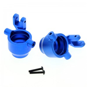 ALUMINUM FRONT STEERING ARM 8937  1/10 RC TRAXXAS MAXX WideMaxx MONSTER - BLUE - TRX-8937