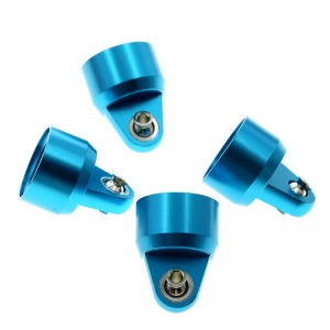 ALUMINUM SHOCK CAPS 7764 1/5 RC TRAXXAS X-MAXX 6S 8S MONSTER - LIGHT BLUE - TRX-7764/LB