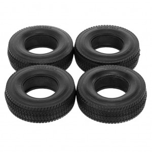 Hard Rubber Tires - 25mm For 1/14 RC TAMIYA TRACTOR TAILER TRUCK MAN KING HAULER ACTROS SCANIA - TYTRA8625