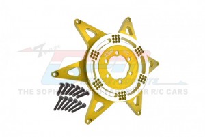 GPM MX0606R ALUMINUM 7075 REAR WHEEL PATTERN BUCKLE LOS46003 LOSI 1/4 PROMOTO-MX MOTORCYCLE LOS06000 - MX0606R-GD