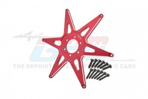GPM MX0606F ALUMINUM 7075 FRONT WHEEL PATTERN BUCKLE LOS46002 LOSI 1/4 PROMOTO-MX MOTORCYCLE LOS06000 - RED - MX0606F-R