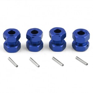 Aluminum Extended Wheel Hex Hub Adapter ARA310910 For 1/10 Arrma Kraton Outcast - BLUE - ARA310910/BU