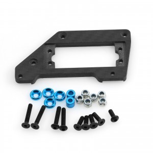 Carbon Fiber Servo Mount For 1/10 AXIAL RACING SCX10 PRO SCALE Crawler Car AXI03028 - SCX10P-01/BK