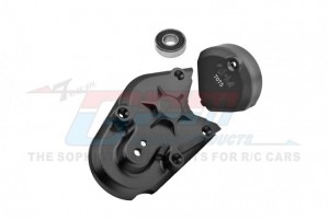 GPM MX038A ALUMINUM 7075 TRANSMISSION HOUSING LOS262008 LOSI RC 1/4 PROMOTO-MX MOTORCYCLE LOS06000 - BLACK - MX038A-BK
