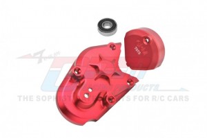 GPM MX038A ALUMINUM 7075 TRANSMISSION HOUSING LOS262008 LOSI RC 1/4 PROMOTO-MX MOTORCYCLE LOS06000 - RED - MX038A-R