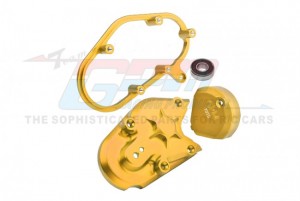 GPM MX038 ALUMINUM 7075 TRANSMISSION HOUSING SET LOS262008 LOSI 1/4 PROMOTO-MX MOTORCYCLE LOS06000 - MX038-GD