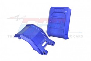 GPM MX016AB ALUMINUM 7075 SKID PLATE SET LOS264001 LOSI RC 1/4 PROMOTO-MX MOTORCYCLE LOS06000 - BLUE - MX016AB-B