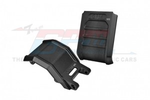 GPM MX016AB ALUMINUM 7075 SKID PLATE SET LOS264001 LOSI RC 1/4 PROMOTO-MX MOTORCYCLE LOS06000 - BLACK - MX016AB-BK