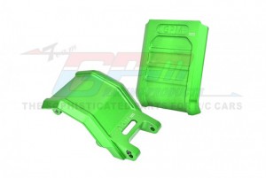 GPM MX016AB ALUMINUM 7075 SKID PLATE SET LOS264001 LOSI RC 1/4 PROMOTO-MX MOTORCYCLE LOS06000 - GREEN - MX016AB-G