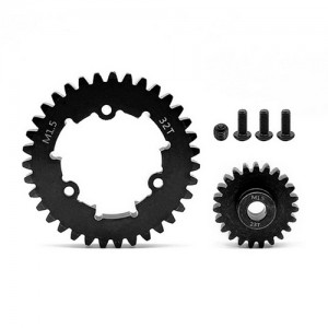 STEEL SPUR GEAR - 32T M1.5 W/ PINION GEAR 20 - 30T For 1/5 TRAXXAS XRT / X-MAXX 6S 8S MONSTER - TRXM32T23T