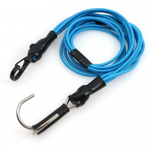 RC Crawler Truck Kinetic Winch Strap Rescue Rope For 1/10 RC Axial SCX10 I II III / TRAXXAS TRX-4 - BLUE - KWS-01/BU