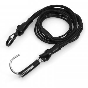 RC Crawler Truck Kinetic Winch Strap Rescue Rope For 1/10 RC Axial SCX10 I II III / TRAXXAS TRX-4 - BLACK - KWS-01/BK