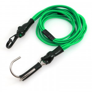 RC Crawler Truck Kinetic Winch Strap Rescue Rope For 1/10 RC Axial SCX10 I II III / TRAXXAS TRX-4 - GREEN - KWS-01/GR