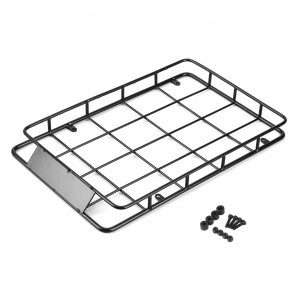Metal Camel Cup Luggage Carrier Roof Rack For 1/10 Axial SCX10 I II II / Traxxas TRX-4 RC Crawler - RR230147/BK