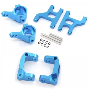 Combo Front Steering Block C-Hub Supension Arm Set For TAMIYA CC-01 RC Chassis Car - CC010212254/BU