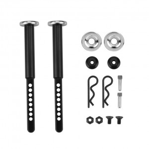 Magnet Front & Rear Extended Body Post Mounts For 1/10 RC AXIAL RACING SCX-10 II III Crawler - SCX-BP77/BK