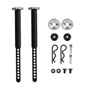 Magnet Front & Rear Extended Body Post Mounts For 1/10 RC AXIAL RACING SCX-10 II III Crawler - 97mm - SCX-BP97/BK