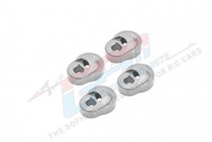 GPM TXM021L/A.CO ALUMINUM 7075 SUSPENSION PIN RETAINER 7743 TRAXXAS 1/5 X-MAXX 6S / 1/6 XRT 8S - SILVER - TXM021L/A.CO-S