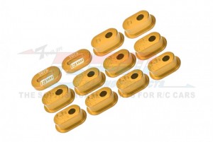 GPM MX010 ALUMINUM 7075-T6 CHAIN TENSION ADJUSTER SET  LOSI 1/4 PROMOTO-MX MOTORCYCLE - MX010-GD