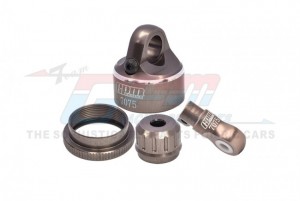 GPM MXDP ALUMINUM 7075 SHOCK CAP AND SHOCK END SET LOS263008 RC LOSI 1/4 PROMOTO-MX MOTORCYCLE LOS06000 - TITANIUM - MXDP-TIT