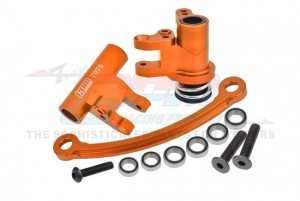 GPM LU4048N ALUMINUM 7075 STEERING BELLCRANK SET LOS231026 LOSI 1/10 4WD LASERNUT TENACITY ULTRA 4 LOS03028 /  TENACITY DB PRO LOS03027V2 - ORANGE - LU4048N-OR