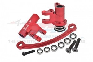 GPM LU4048N ALUMINUM 7075 STEERING BELLCRANK SET LOS231026 LOSI 1/10 4WD LASERNUT TENACITY ULTRA 4 LOS03028 /  TENACITY DB PRO LOS03027V2 - RED - LU4048N-R