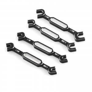 Universal Ball End Turnbuckle Joint Remover Wrench Set 3mm / 3.2mm / 3.5mm / 3.7mm / 4mm / 5mm / 5.5mm / 6mm RC Car - BLACK - TR-006/BK