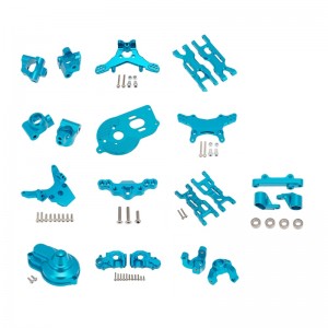 Aluminum Full Upgrade Set For TEAM LOSI 1/18 2WD MINI-T 2.0 STADIUM TRUCK LOS01015 - BLUE - RS-FULLMI/BU