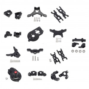 Aluminum Full Upgrade Set For TEAM LOSI 1/18 2WD MINI-T 2.0 STADIUM TRUCK LOS01015 - RS-FULLMI/BK