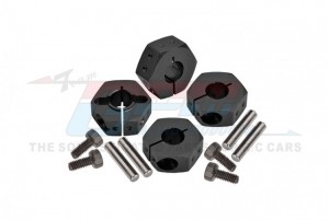 GPM XV2010 ALUMINIUM 6061 CLAMP TYPE WHEEL HUB TAMIYA 1/10 4WD XV-02 PRO CHASSIS 58707 / BBX BB-01 58719 - BLACK - XV2010-BK