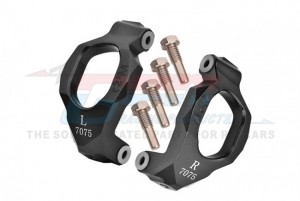 GPM TXMS019N ALUMINUM 7075 FRONT C-HUBS 8932 TRAXXAS 1/10 4WD MAXX / WIDE MAXX 89076-4 89086-4 / 1/8 6S MAXX SLASH 102076-4 - TXMS019N-BK