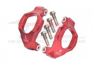 GPM TXMS019N ALUMINUM 7075 FRONT C-HUBS 8932 TRAXXAS 1/10 4WD MAXX / WIDE MAXX 89076-4 89086-4 / 1/8 6S MAXX SLASH 102076-4 - RED - TXMS019N-R