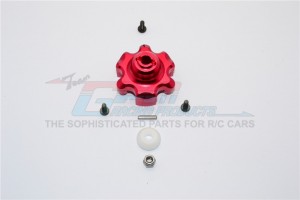 GPM TXM035 ALUMINIUM SPUR GEAR ADAPTER FOR 6S TRAXXAS XMAXX 6S - Red - TXM035-R