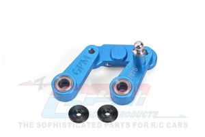 GPM BBX048 ALUMINIUM 7075 STEERING ASSEMBLY 1/10 TAMIYA BBX BB-01 CHASSIS BUGGY 58719 - LIGHT BLUE - BBX048-SB