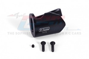 GPM MX388 ALUMINUM 7075 EXHAUST PIPE LOS261004 LOSI 1/4 PROMOTO-MX MOTORCYCLE LOS06000 - MX388-BK