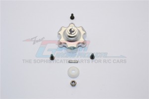 GPM TXM035 ALUMINIUM SPUR GEAR ADAPTER FOR 6S TRAXXAS XMAXX 6S - Silver - TXM035-S