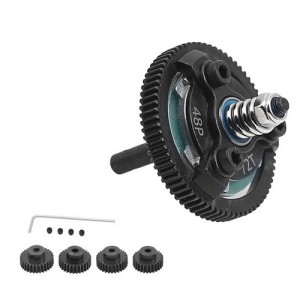 Steel Spur Gear Slipper Clutch 48P 72T / 76T / 83T / 86T / 90T W/ Pinion Gear Set For TRAXXAS SLASH VXL BANDIT RUSLTER STAMPEDE - 72T W/ PINION GEAR - TRX-4872TAPG